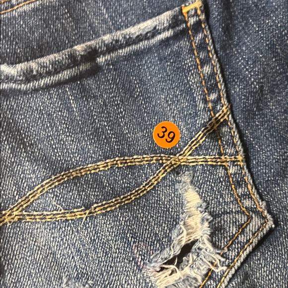 Abercrombie & Fitch Women's Blue Denim Shorts - Picture 7 of 7